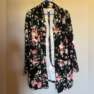 LuLaRoe Floral Cardigan Size Medium